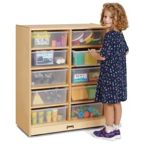 10 Tub Mobile Storage - with Clear Tubs by Jonti-Craft®