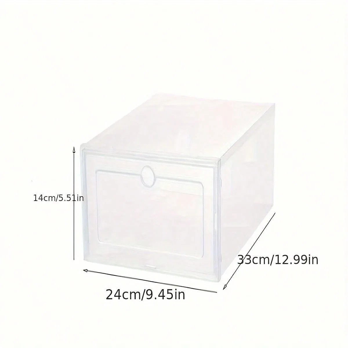 1/3/6-Pack Clear Plastic Shoe Storage Boxes With Drawer Design, Waterproof Multipurpose Home Shoe Organizer For Men And Women, Dustproof And Moi