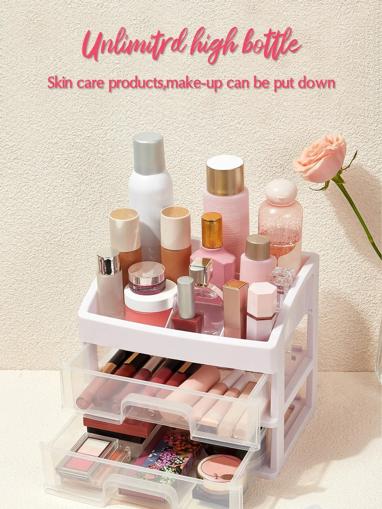 1pc Multi-layer Cosmetic Storage Box