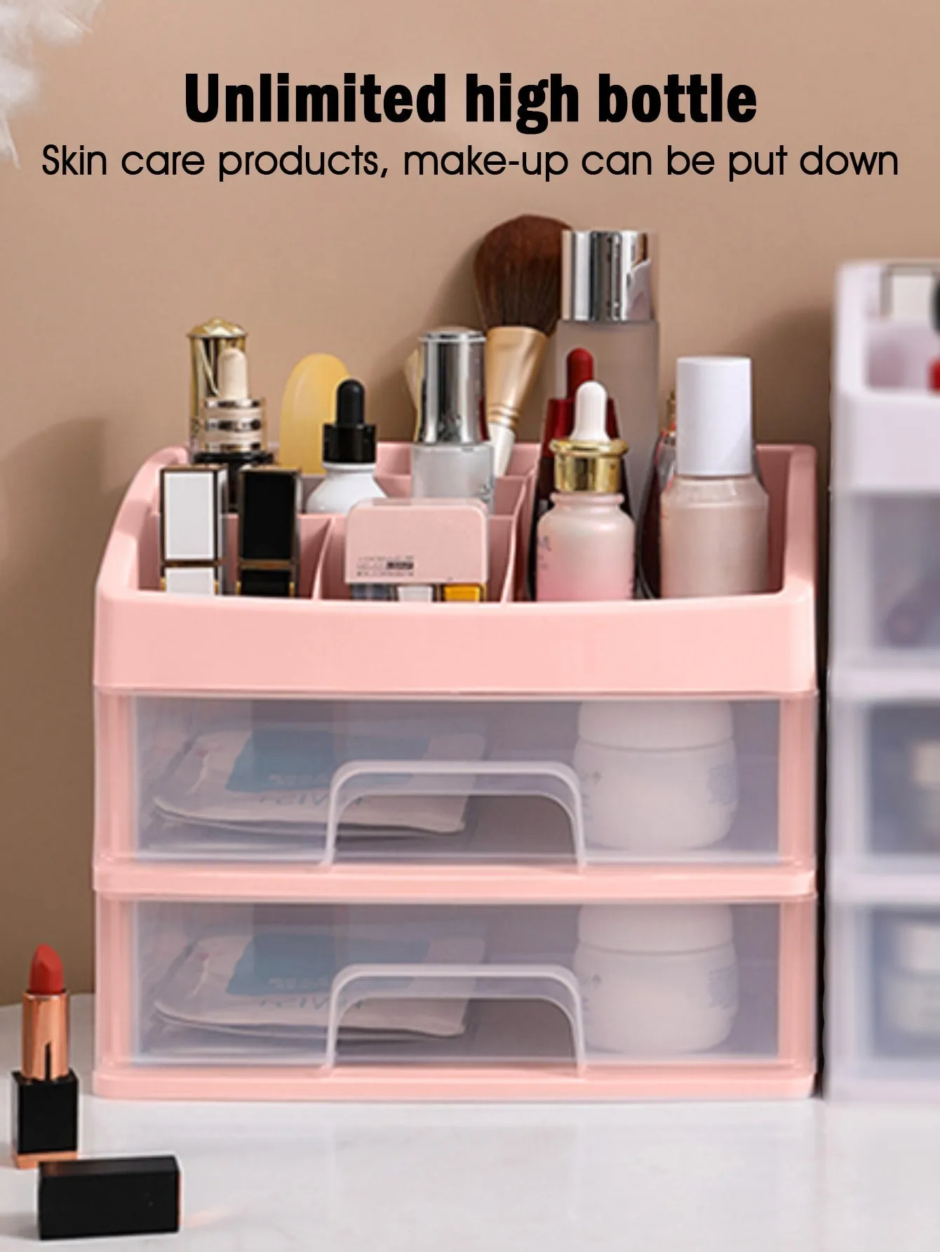 1pc Multi-layer Cosmetic Storage Box