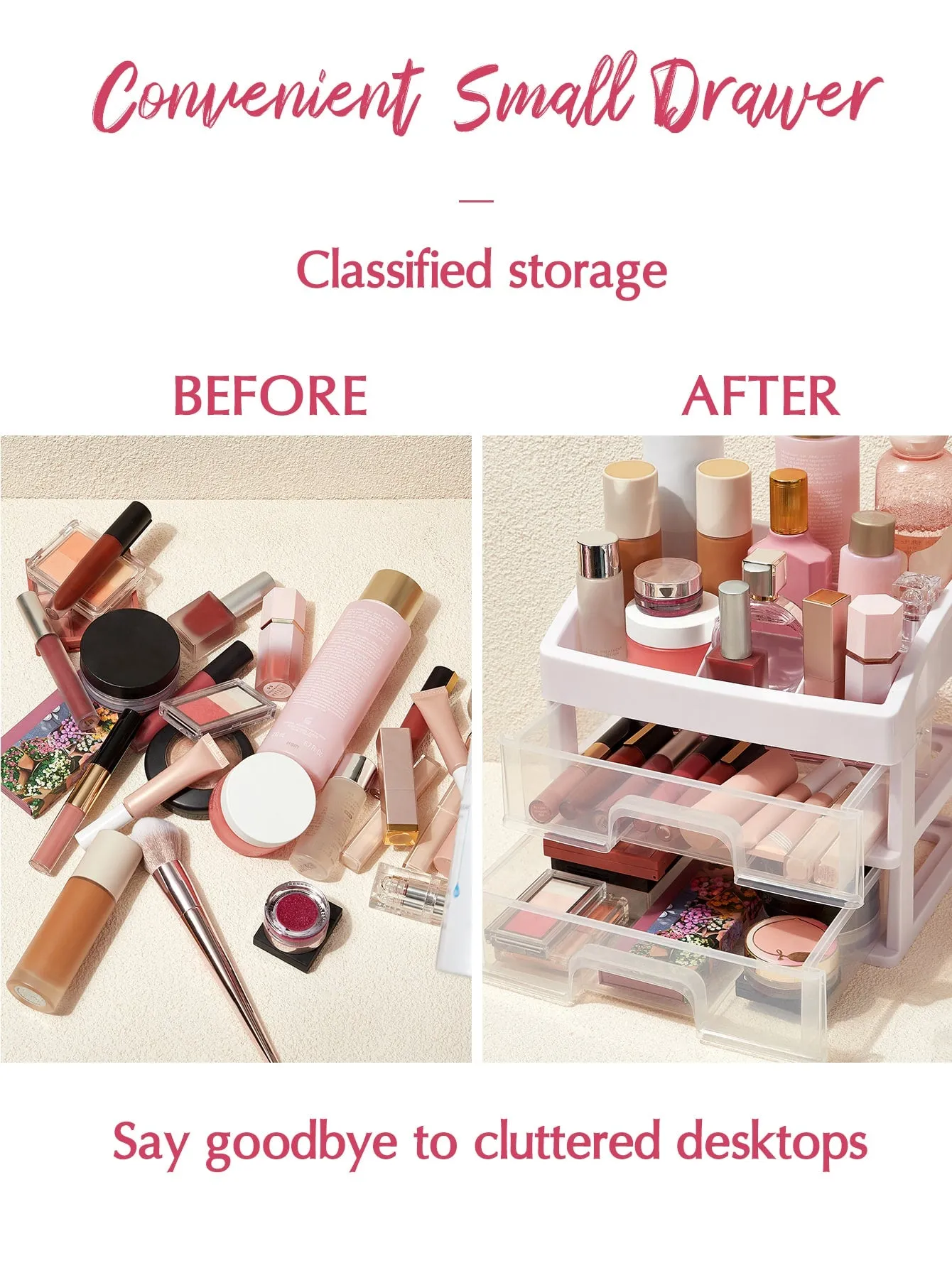 1pc Multi-layer Cosmetic Storage Box