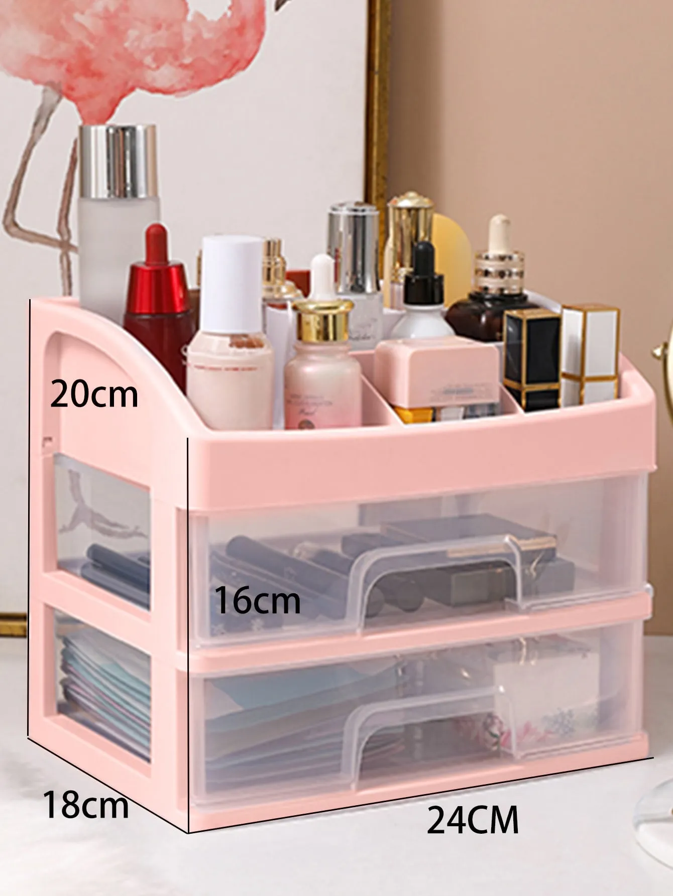 1pc Multi-layer Cosmetic Storage Box