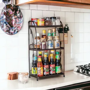 3 layer Storage Organizer Kitchen Shelf