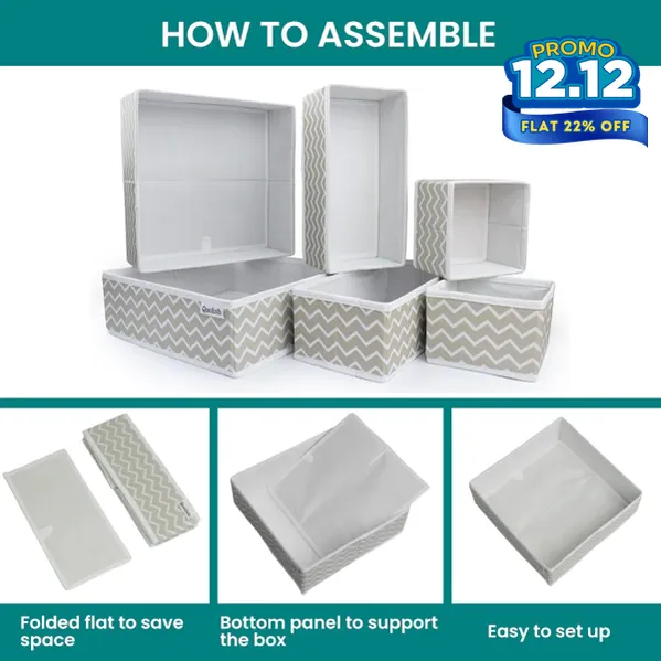 6 PCS Organizer Set