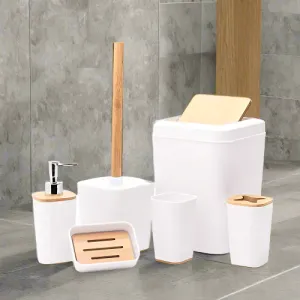 6 Pieces Toilet & Bathroom Accessories