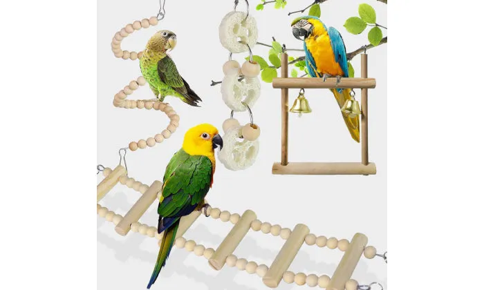 8 Pieces Parrot Chewing Toys