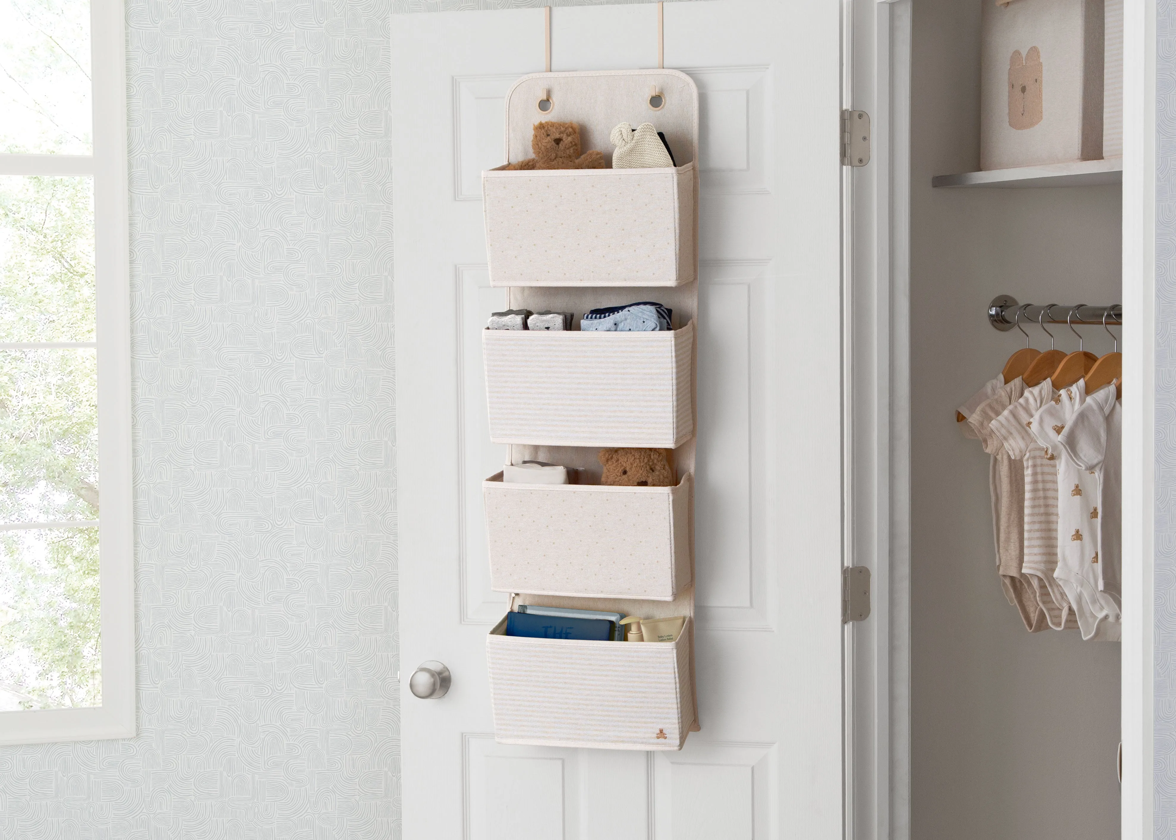 babyGap 2-Pack Over the Door Storage Organizer with 4 Pockets