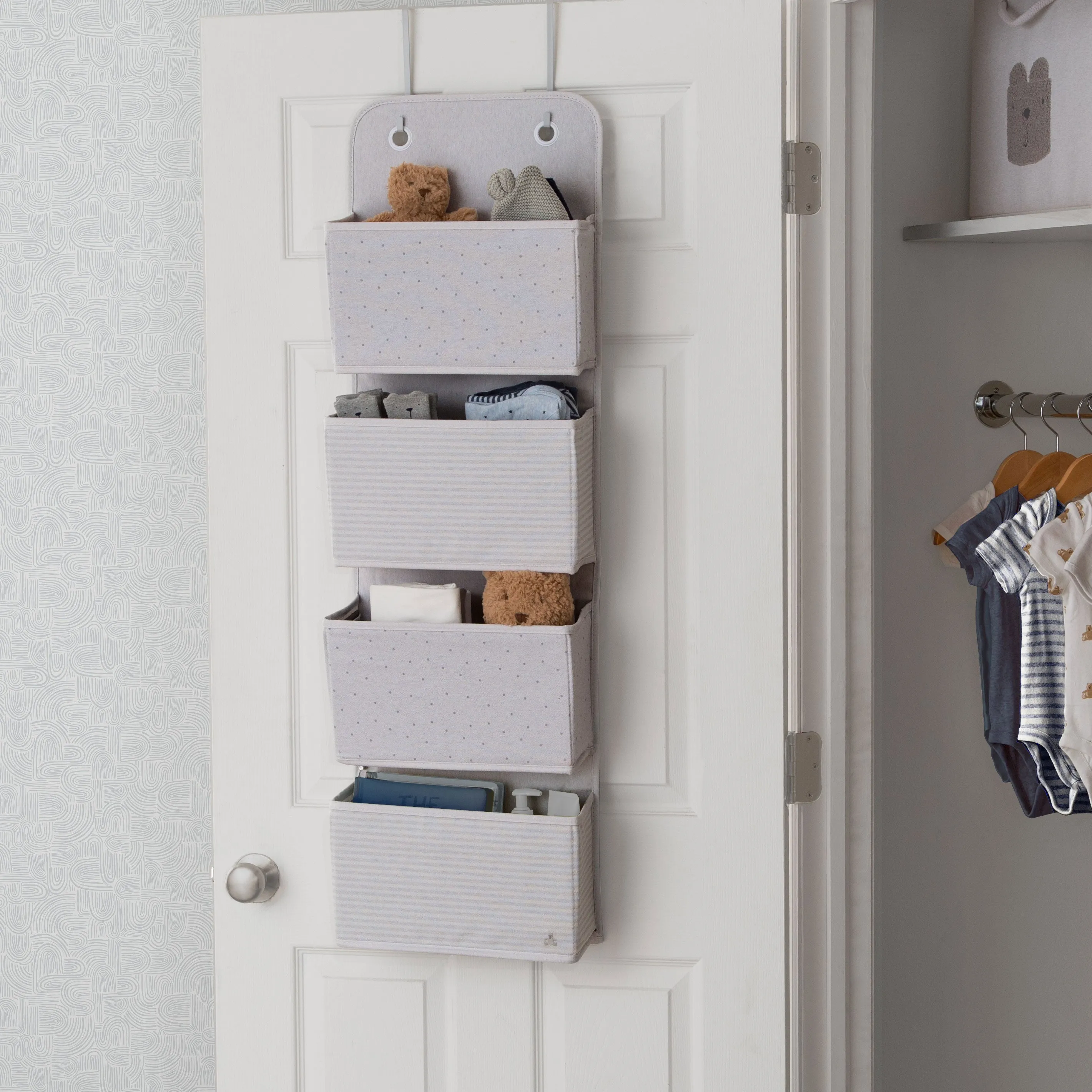 babyGap 2-Pack Over the Door Storage Organizer with 4 Pockets