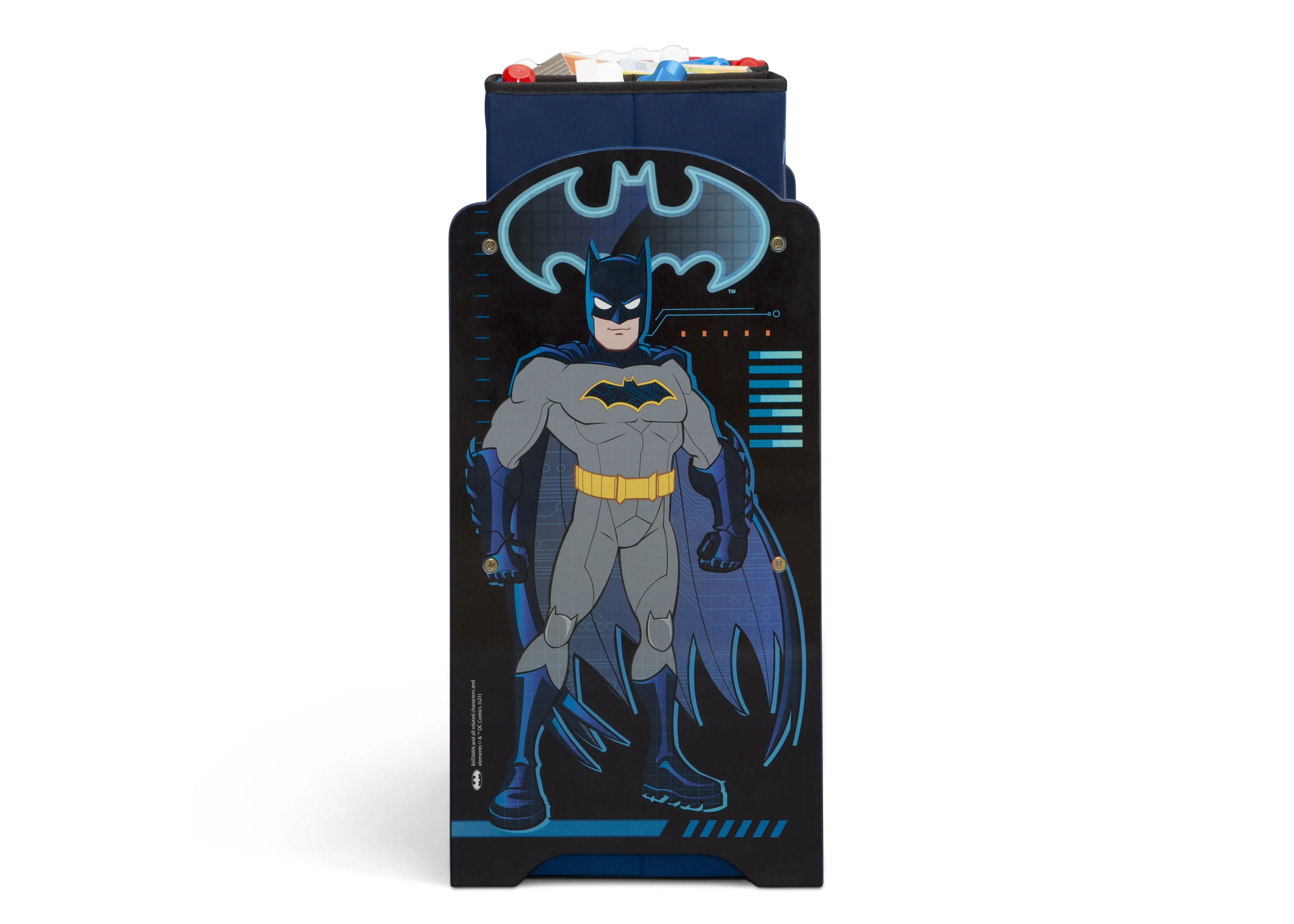 Batman 6 Bin Design and Store Toy Organizer