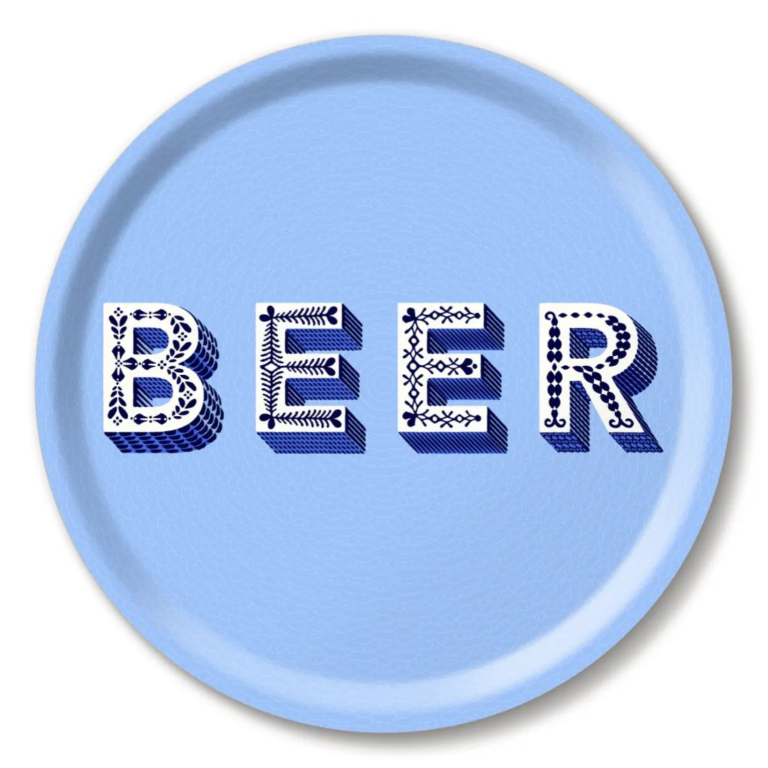 Beer Tray - Blue - 31cm