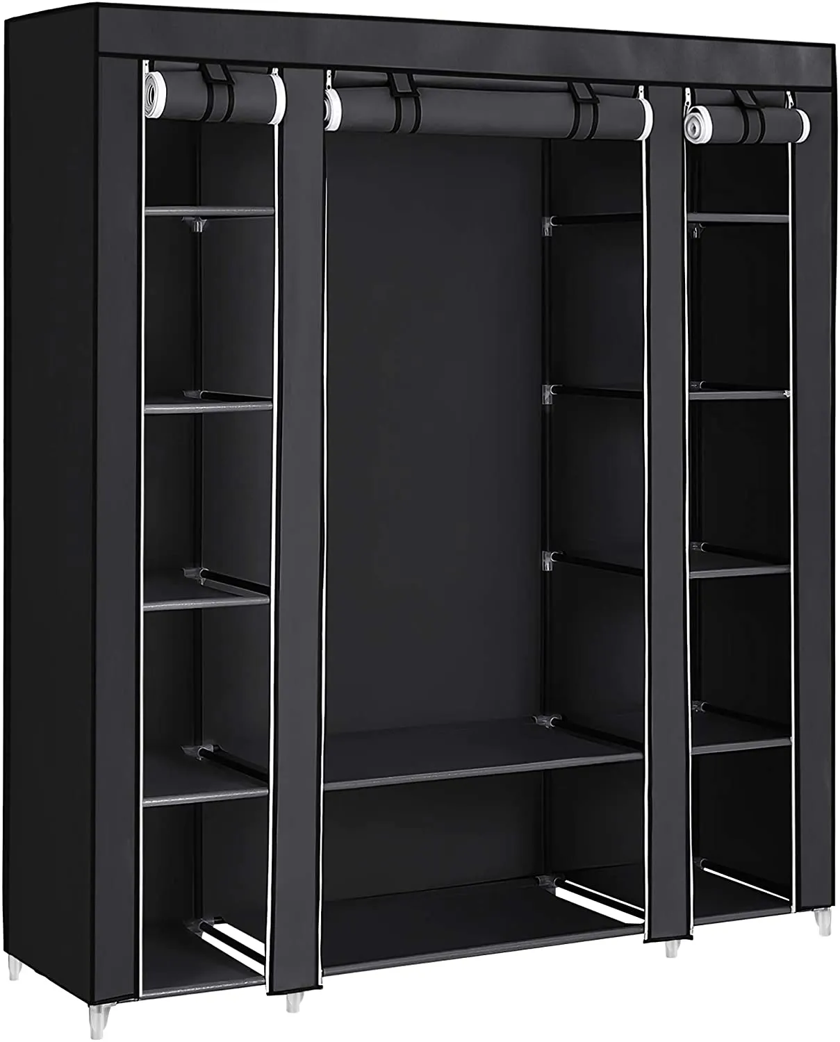 Black Portable Clothes Closet