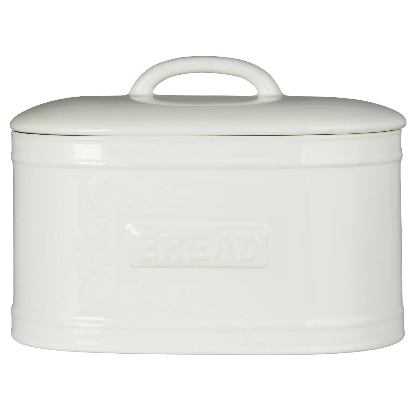 Bread Box Oval White