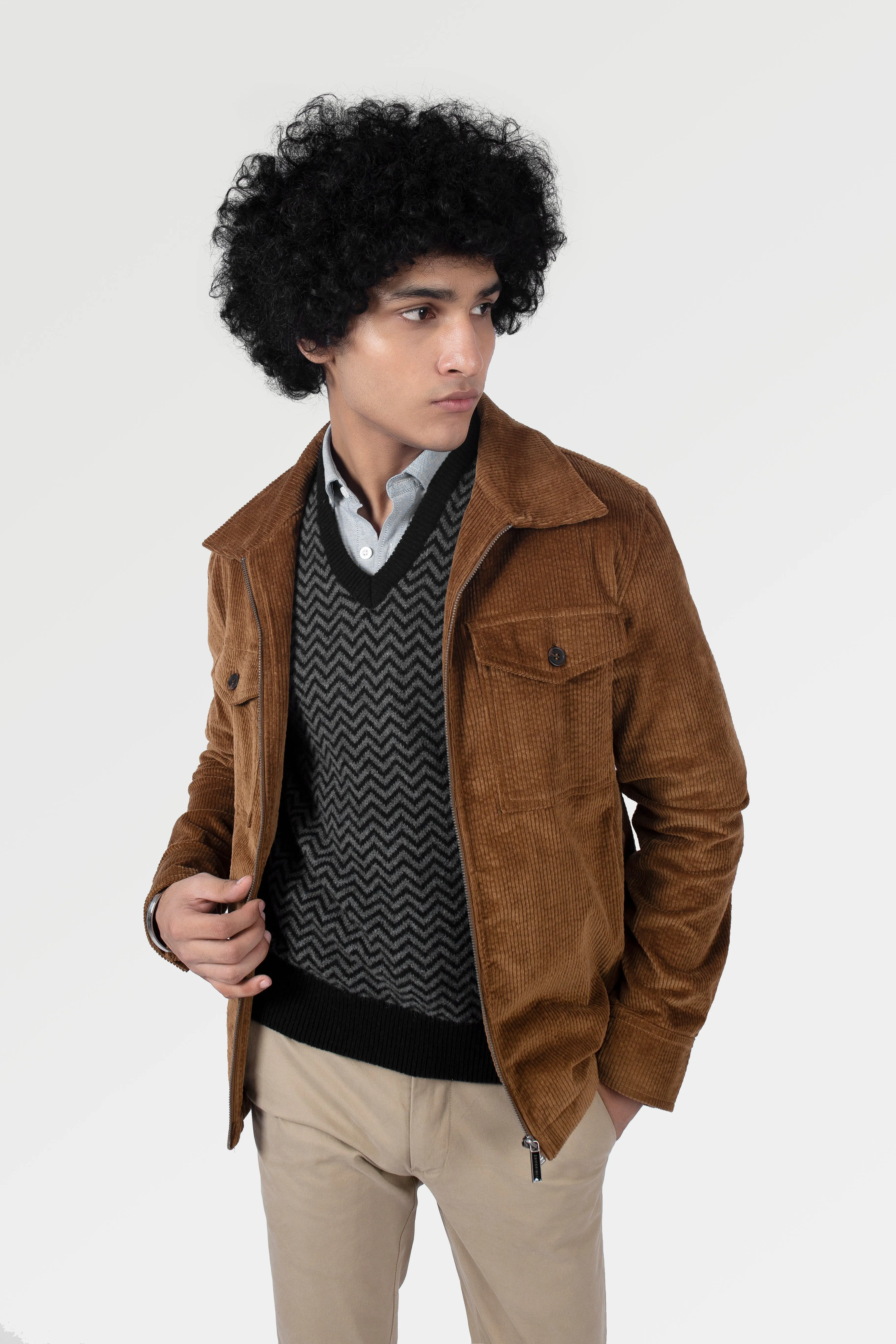 Brown Corduroy Jacket