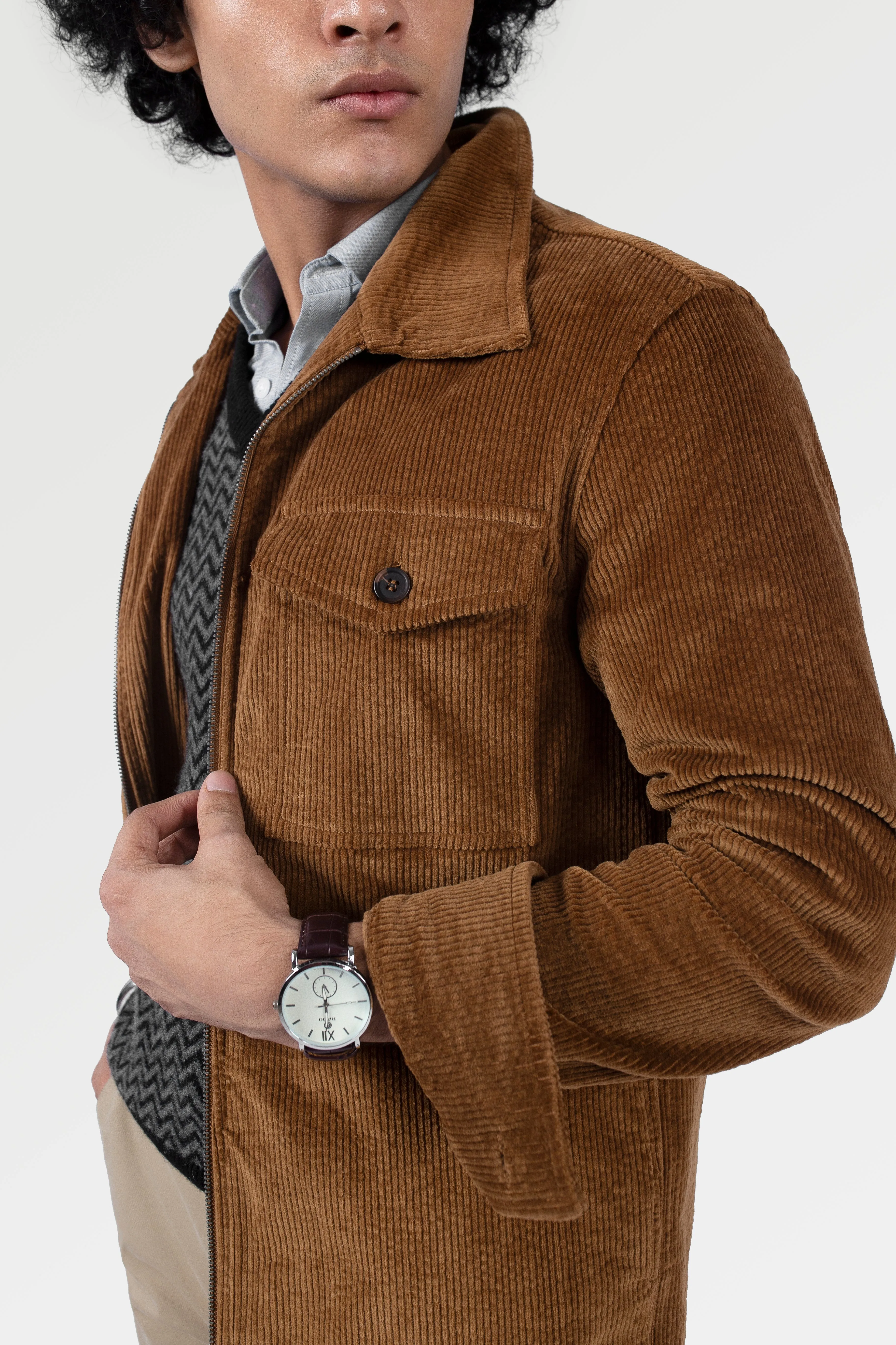 Brown Corduroy Jacket