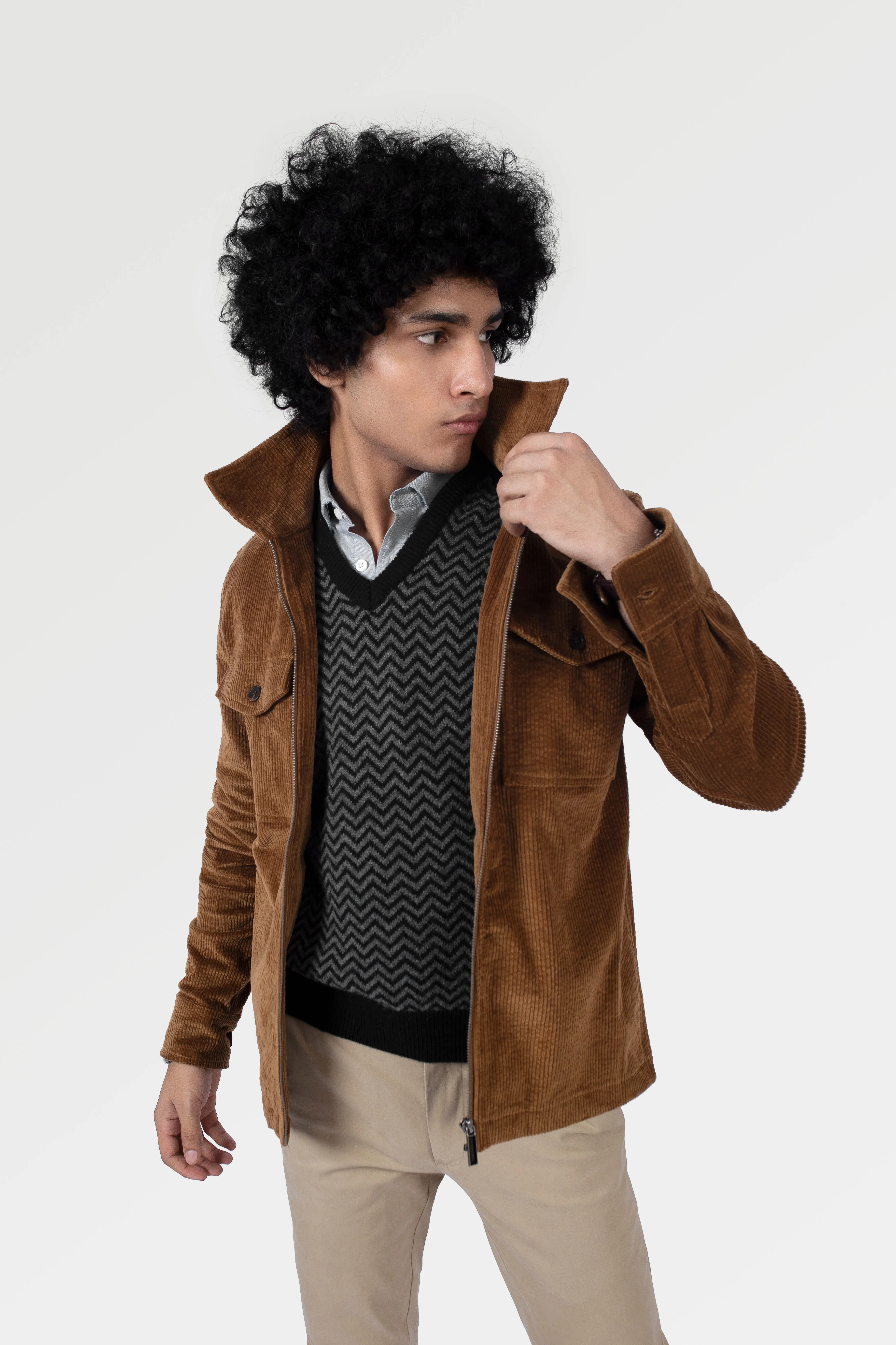 Brown Corduroy Jacket