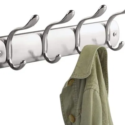 Bruschia Four Hook Wall Mount Coat Rack