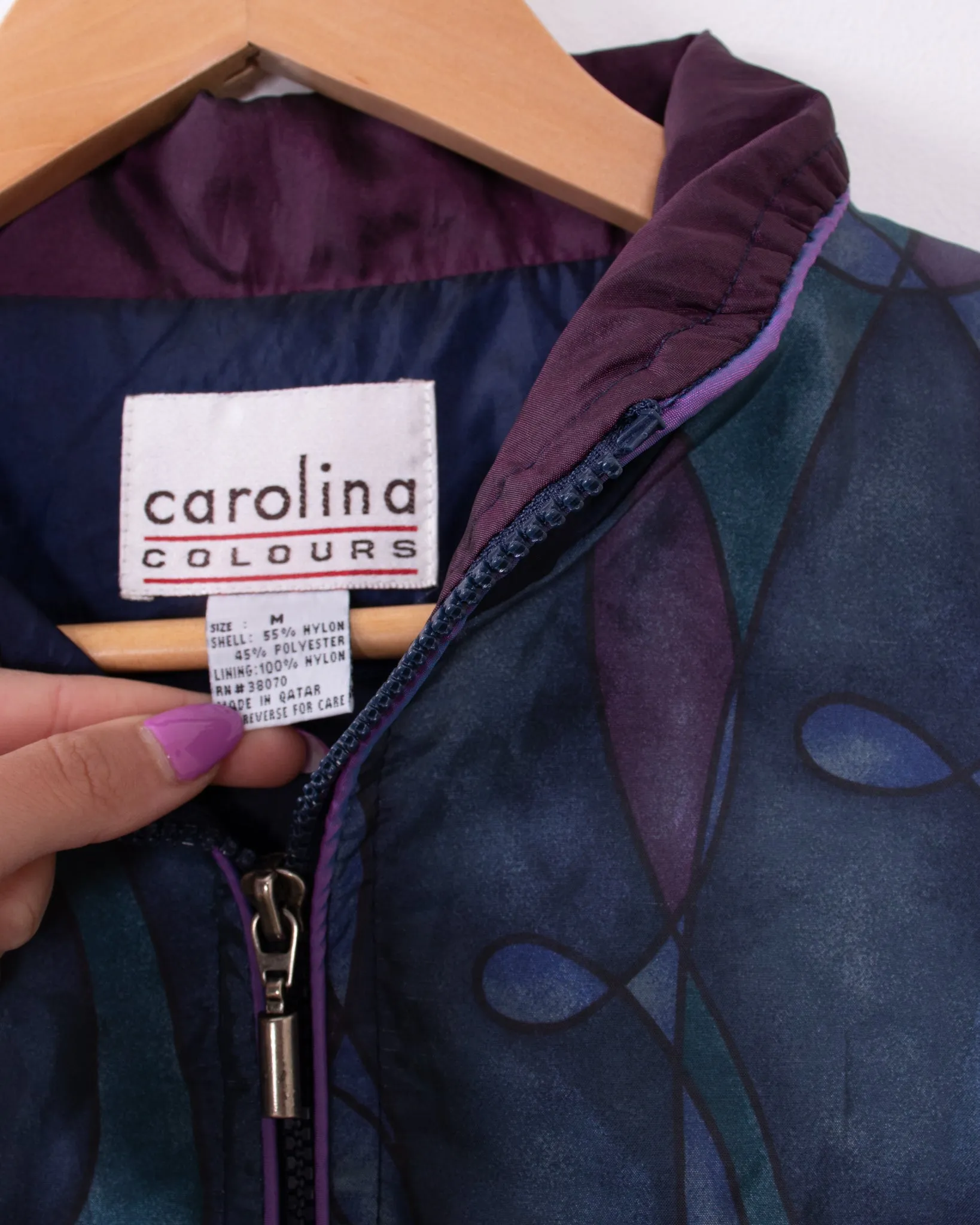 Carolina Colours Navy Blues Windbreaker