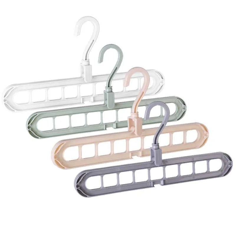 Clothes hangers 9-hole Multi-port Support Circle ( Pack of 3 )