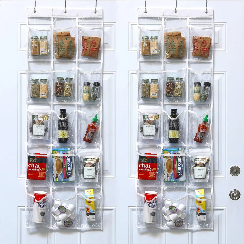 Crystal Clear Over The Door 15 Pockets Organizer (46*132 CM)