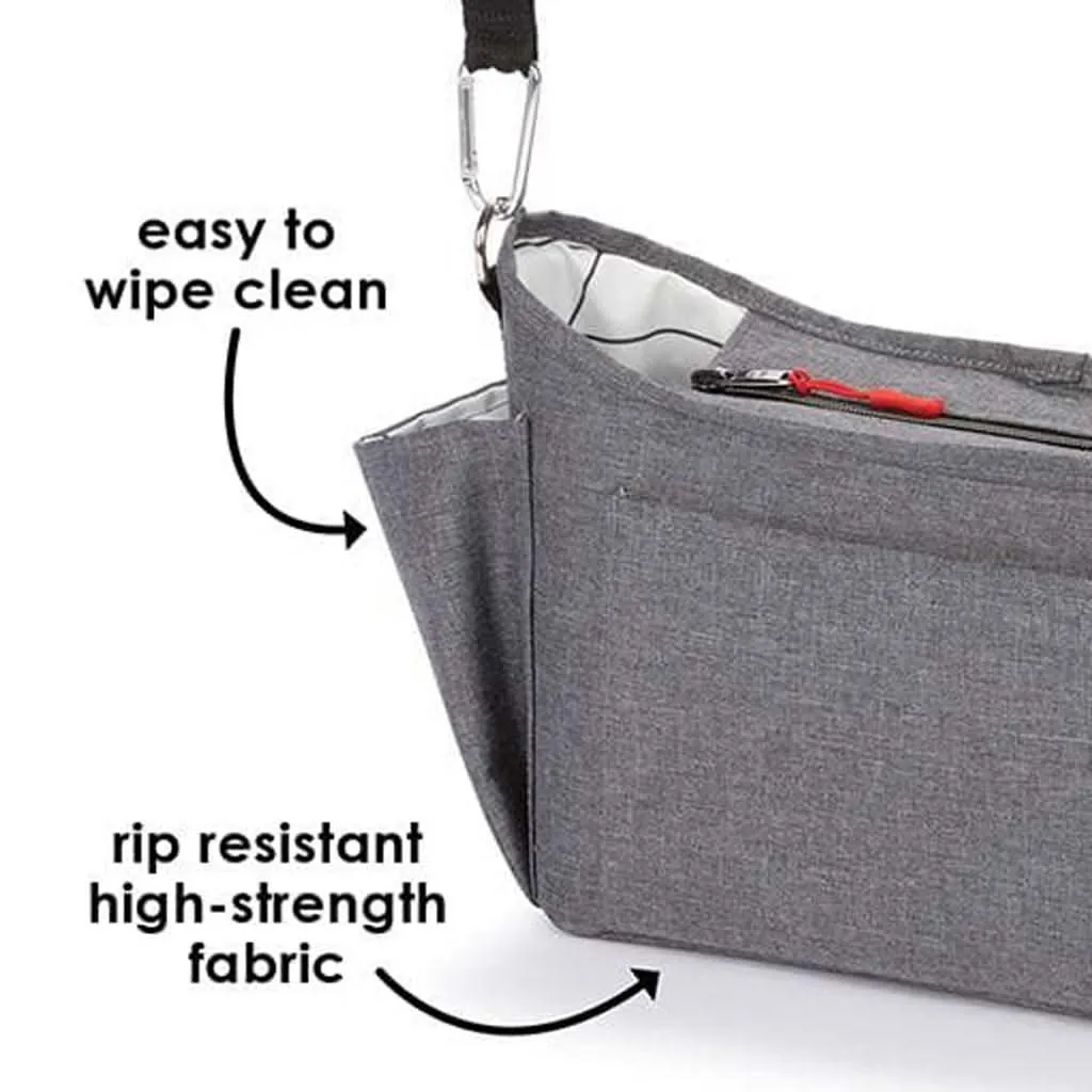 Diono Buggy Buddy 8-in-1 Stroller Organizer, X-Large, Gray