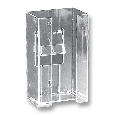 Glove Box Holder - Single Vertical - Clear