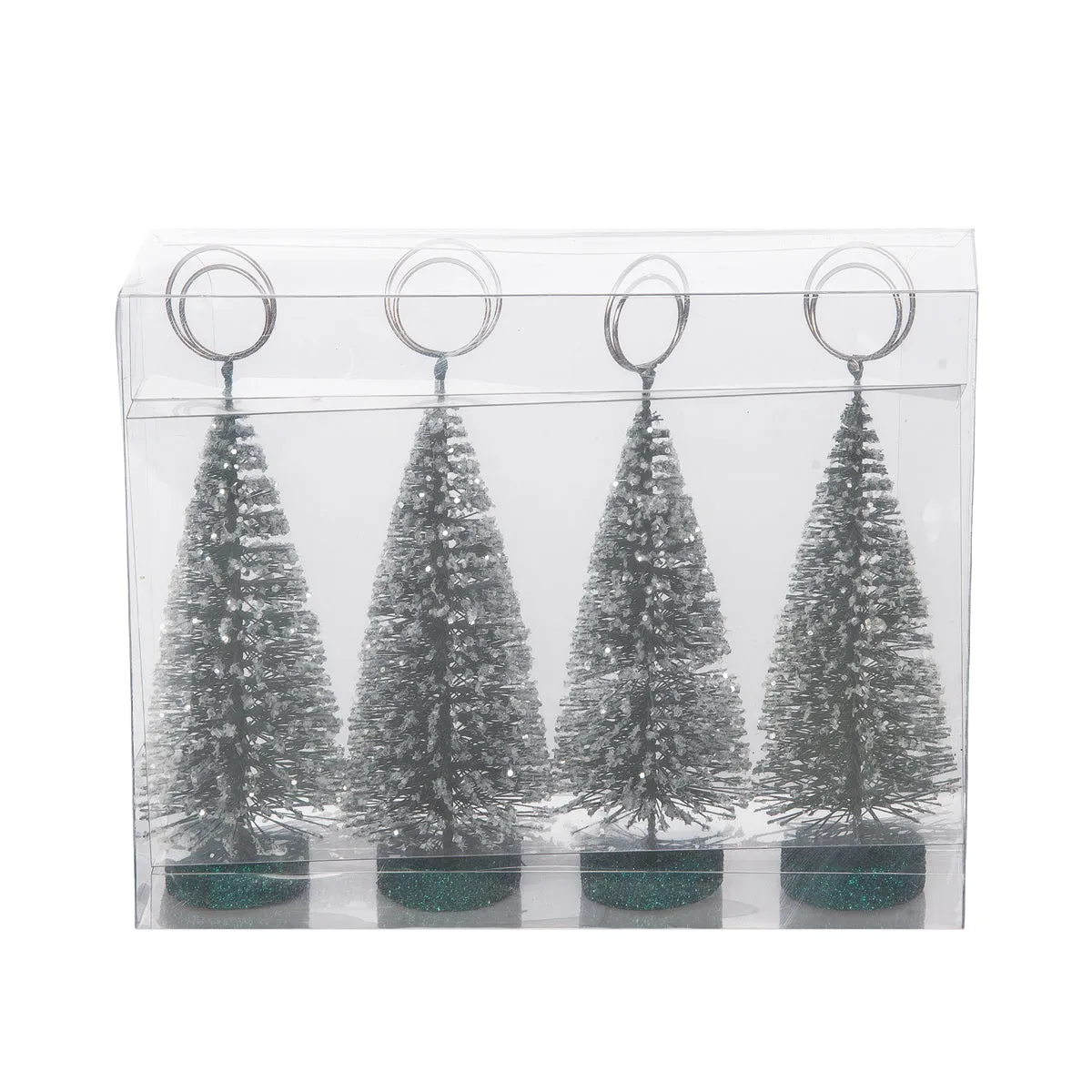 Green Tree Card Holders, Set of 4