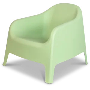 Haven UV Polypropylene Premium Tub Chair in Pistachio