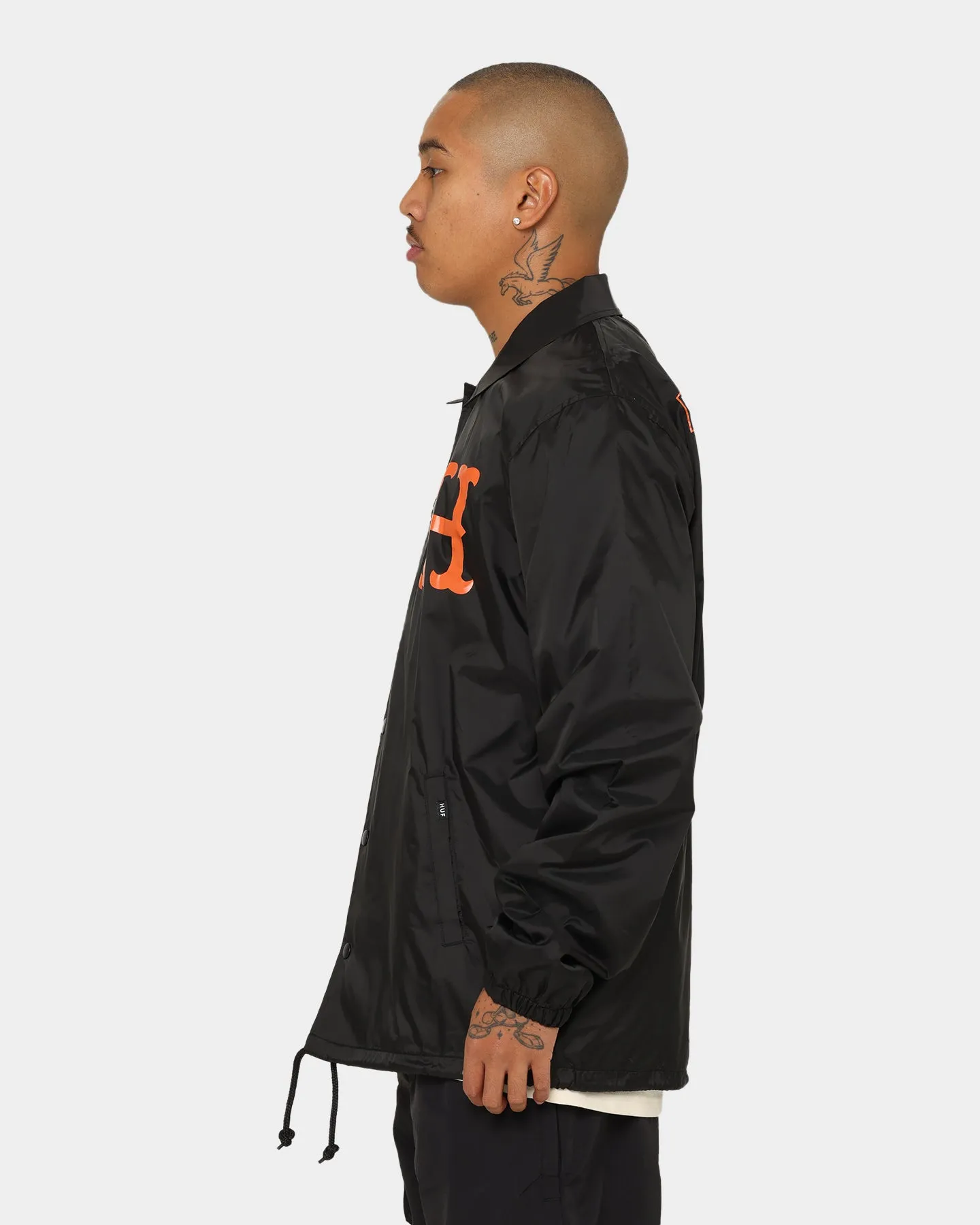 HUF X Thrasher Split Coaches Jacket Black