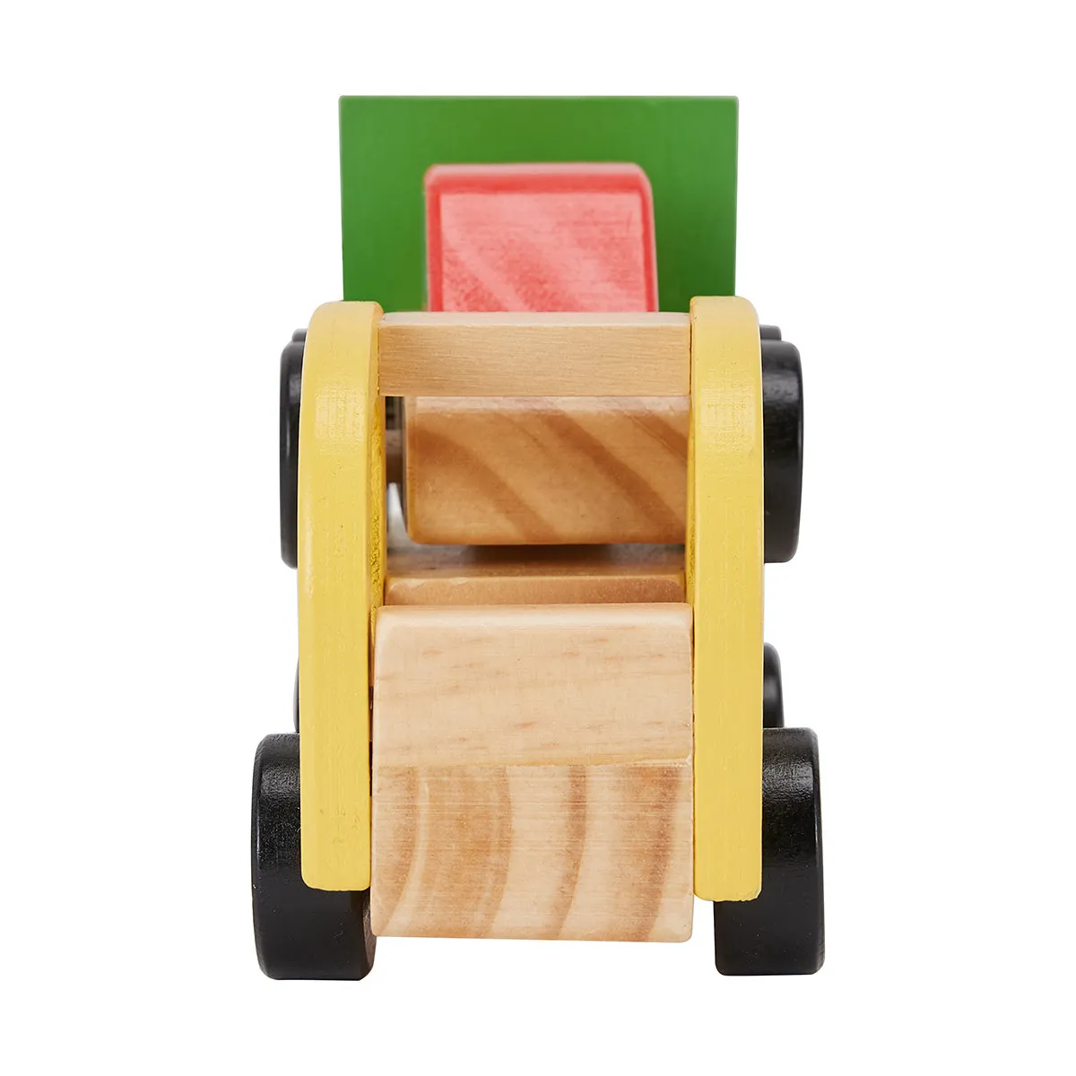 Kids Wooden Car Carrier Truck Toy (Wood) movable tray and car-Age: 18 M 