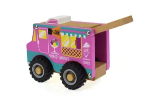 Kids wooden colourful Ice Cream Truck Age: 18 M .