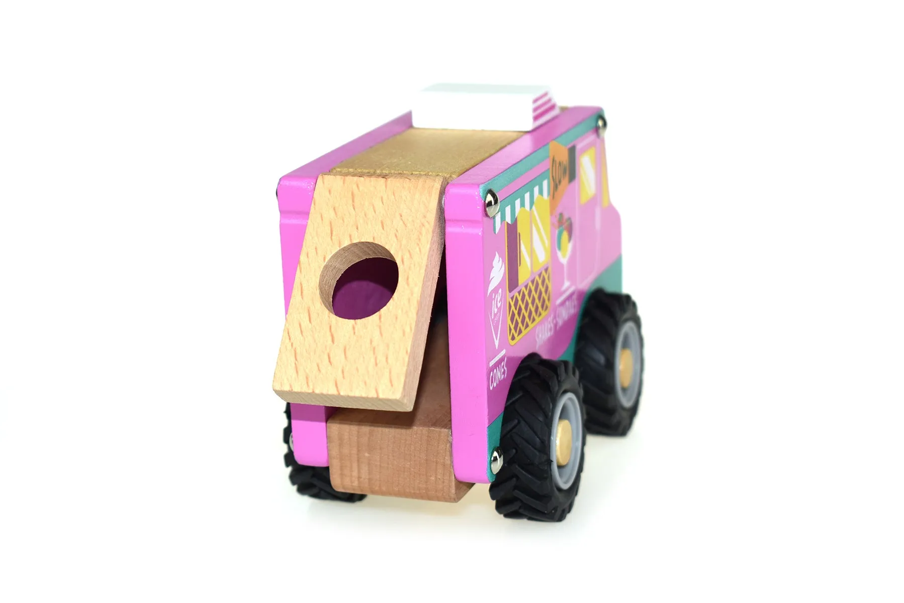 Kids wooden colourful Ice Cream Truck Age: 18 M .