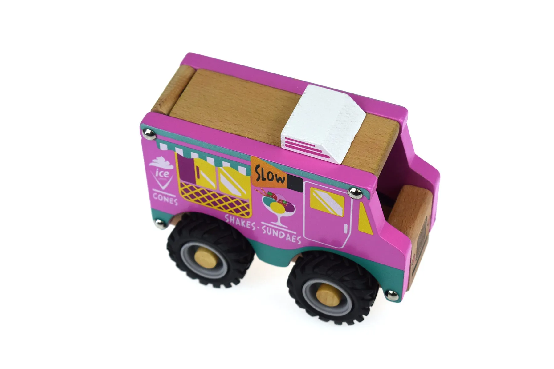 Kids wooden colourful Ice Cream Truck Age: 18 M .