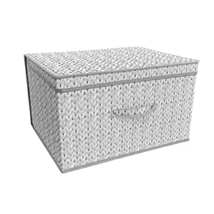 Knit Grey Large Storage Box