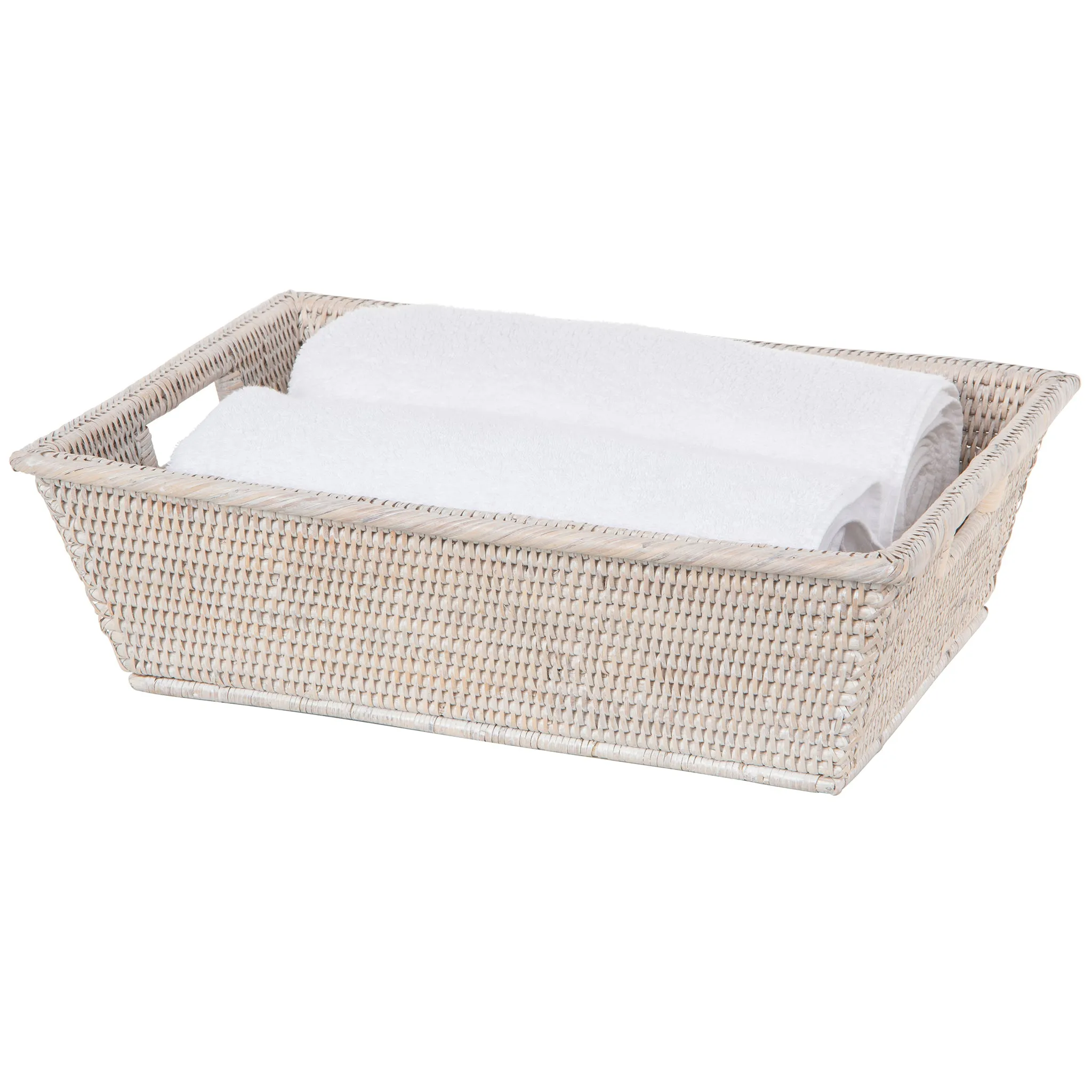 La Jolla Rectangular Multi Purpose Shelf and Storage Basket, Large