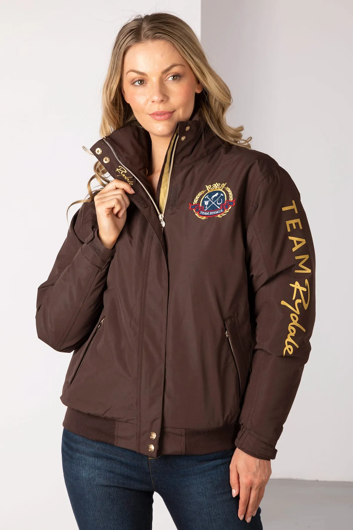 Ladies Emblem Bomber Jacket - Ripon