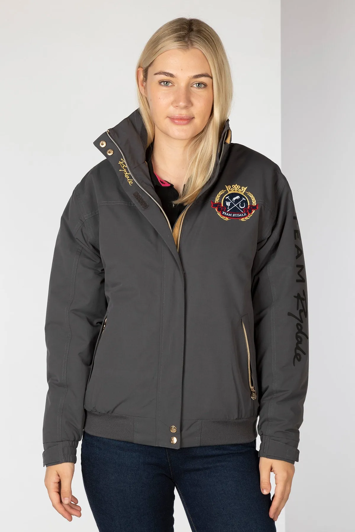 Ladies Emblem Bomber Jacket - Ripon