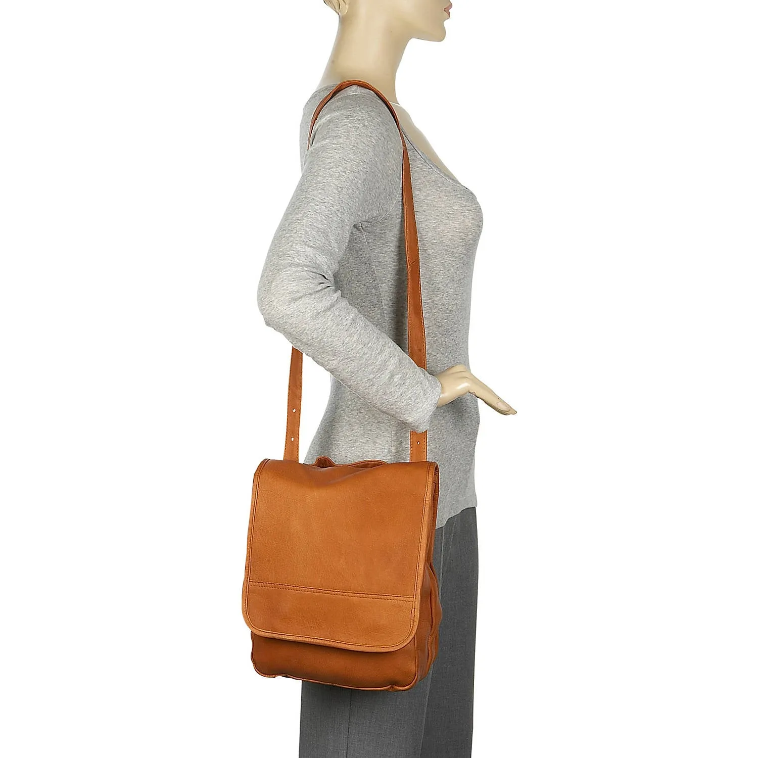 Le Donne Leather Convertible Backpack / Shoulder Bag