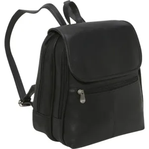 Le Donne Leather Woman's Organizer Backpack/Purse