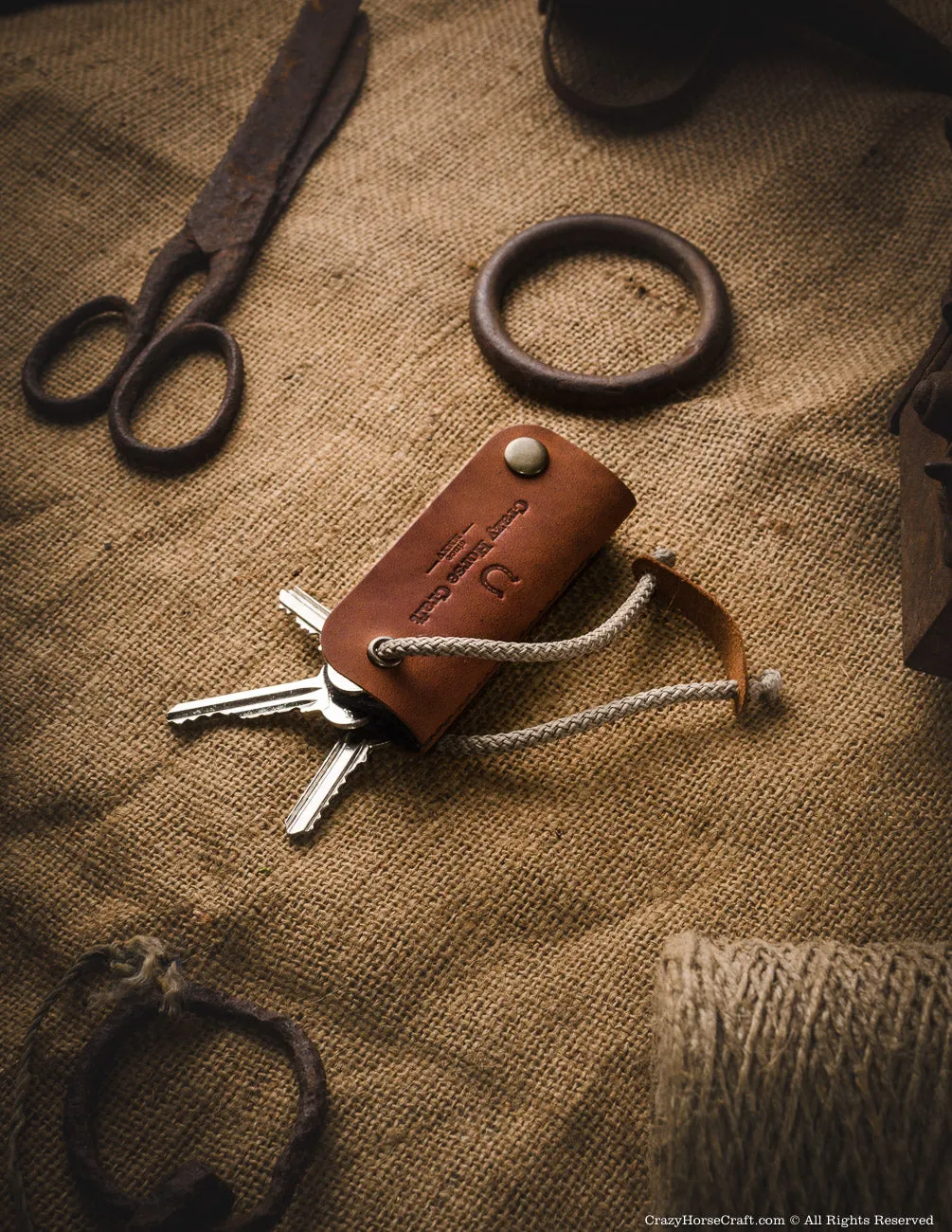 Leather Key Organiser & Holder | Classic Brown