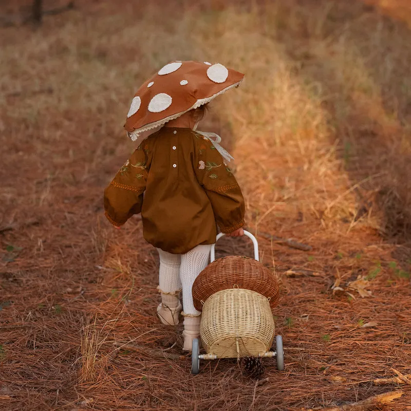 Olli Ella | Rattan Mushroom Luggy - Natural