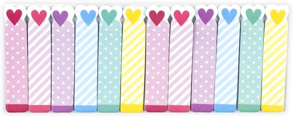 Ooly Note Pals Sticky Tabs - Rainbow Hearts