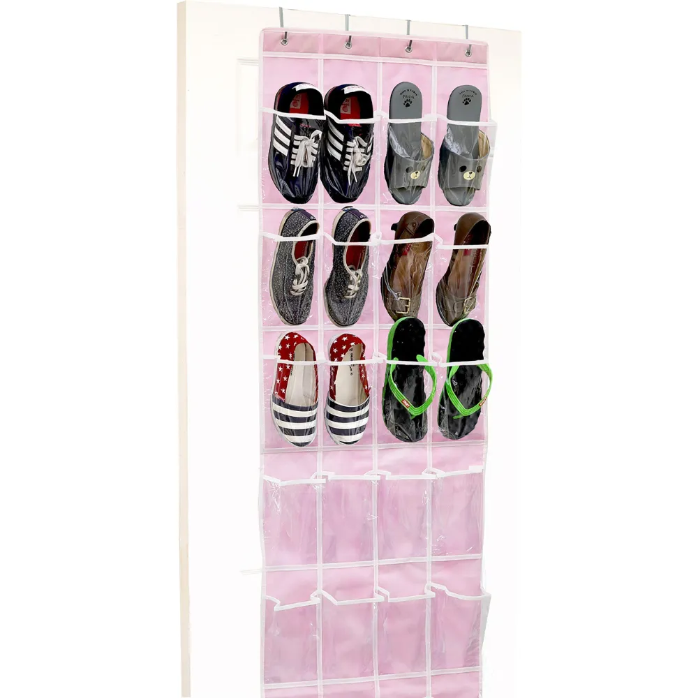 Over The Door Shoe Organizer (24 Pockets, 64*19 in)