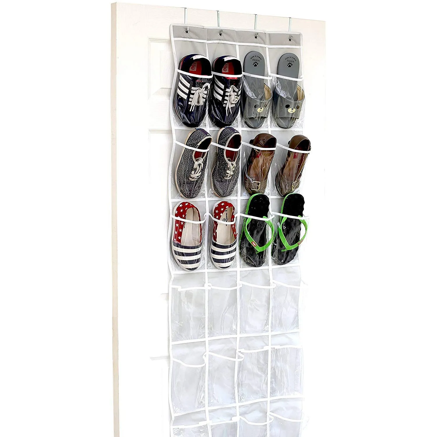 Over The Door Shoe Organizer (24 Pockets, 64*19 in)