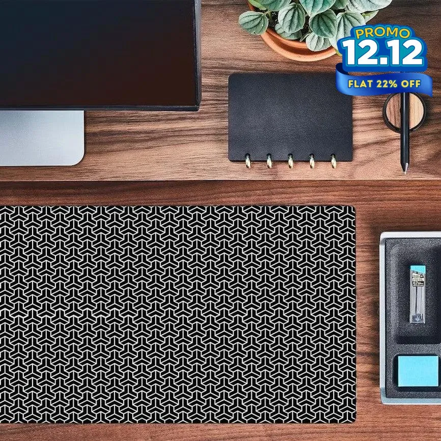 Printed Desk Mat - Triangular Pattern