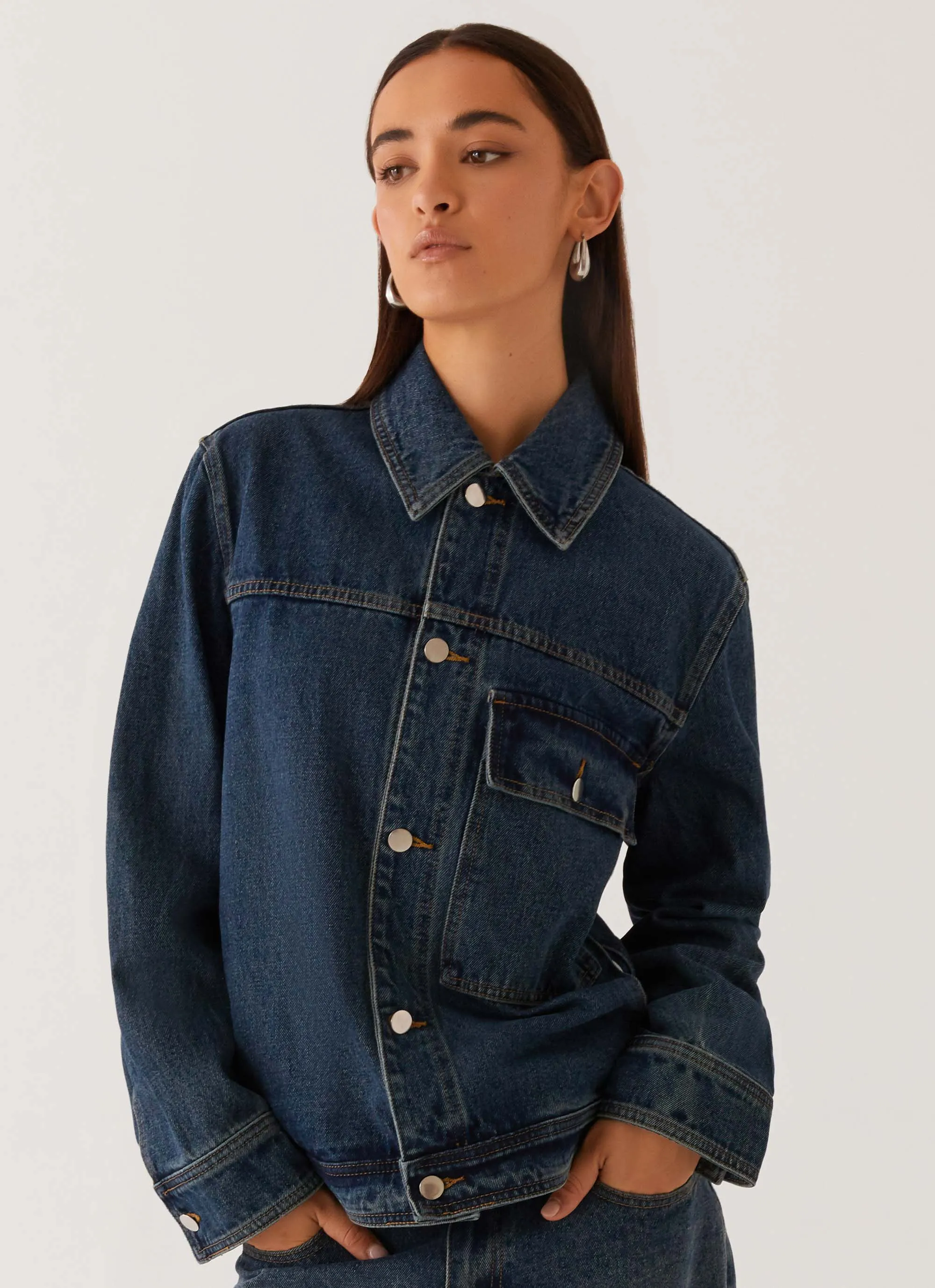 Raelynn Denim Jacket - Indigo