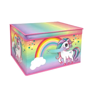 Rainbow Unicorn Storage Box