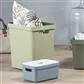 Sigma Home Storage Box 25L - Light Green