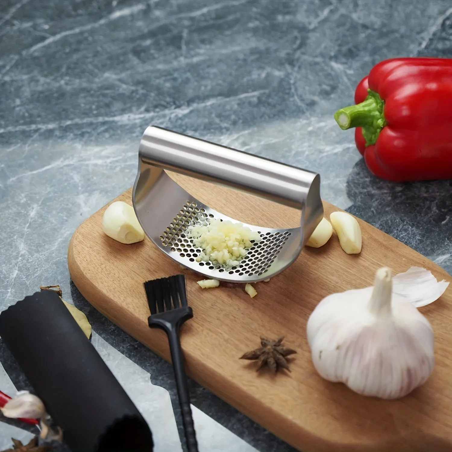 Stainless Steel Garlic Press The Ultimate Kitchen Gadgets