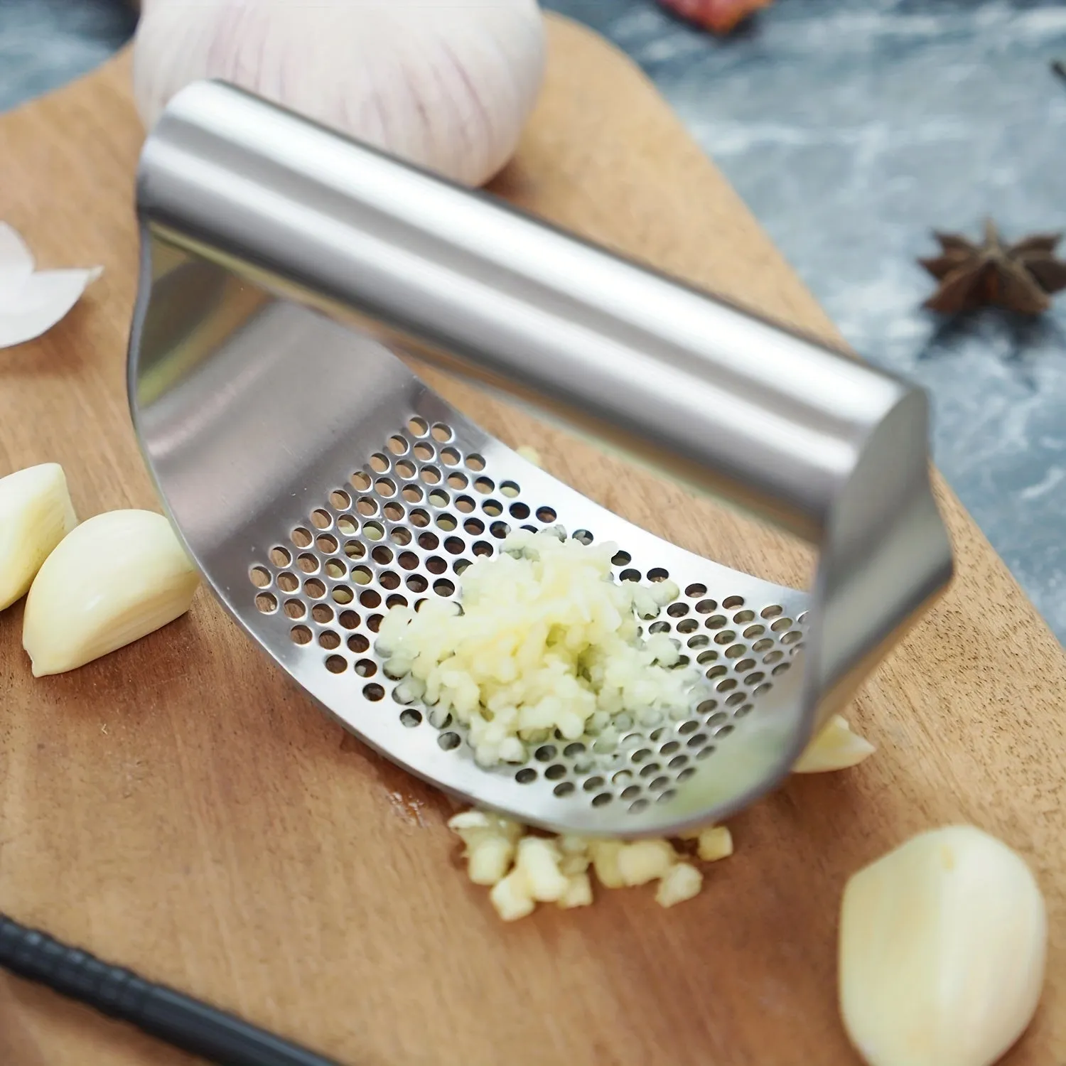 Stainless Steel Garlic Press The Ultimate Kitchen Gadgets