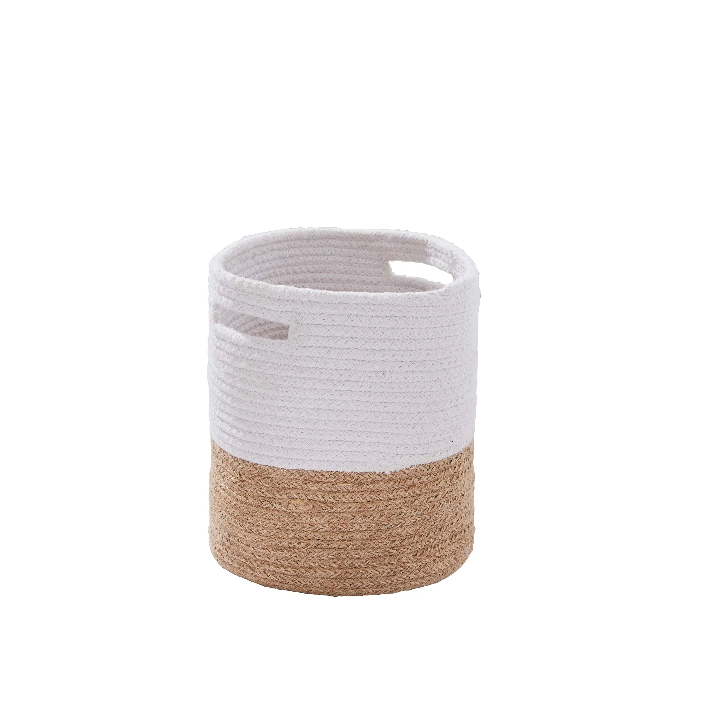 Storage Basket - Small, Natural/White